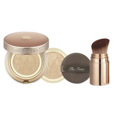Набор - люкс кушон + кисть O Hui The First Geniture Ampoule Cover Cushion 01 Milk Beige - фото №1