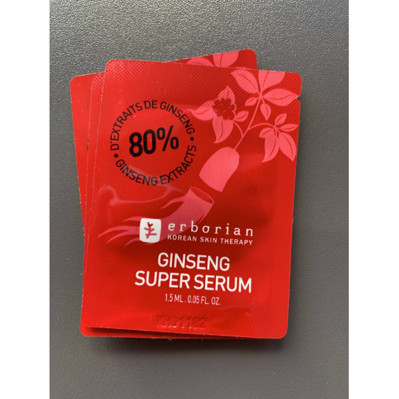 Сироватка проти зморшок Erborian Ginseng Super Serum 1,5 мл - фото №1