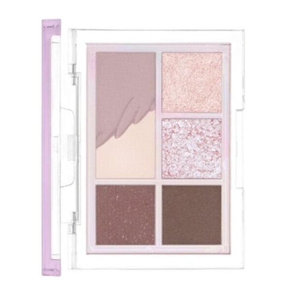 Палетка тіней для повік Clio pro eye palette mini №3  Blooming Mauve - фото №1