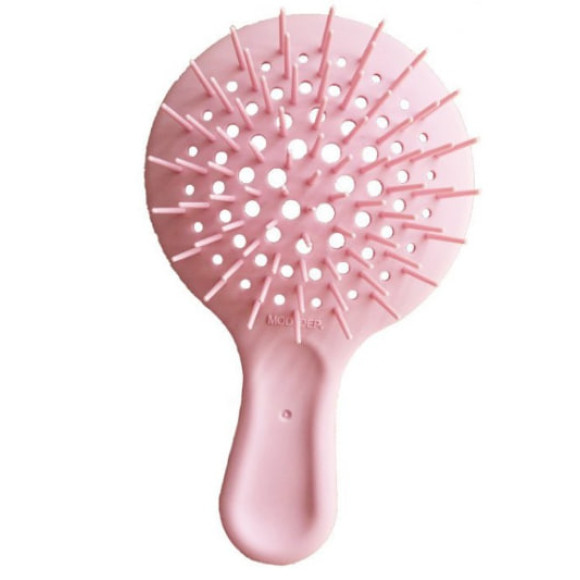 Гребінець для волосся ніжно рожева  Janeke Superbrush Mini The Original - фото №1