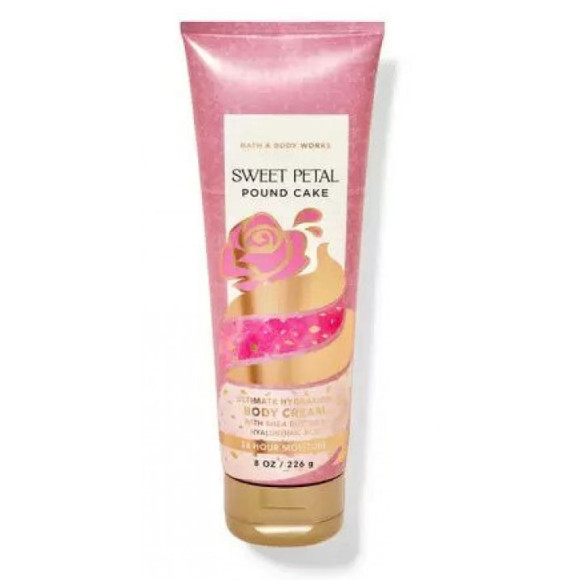 Парфумований крем для тіла Bath & body works  Sweet Petal Pound Cake Body Cream - фото №1