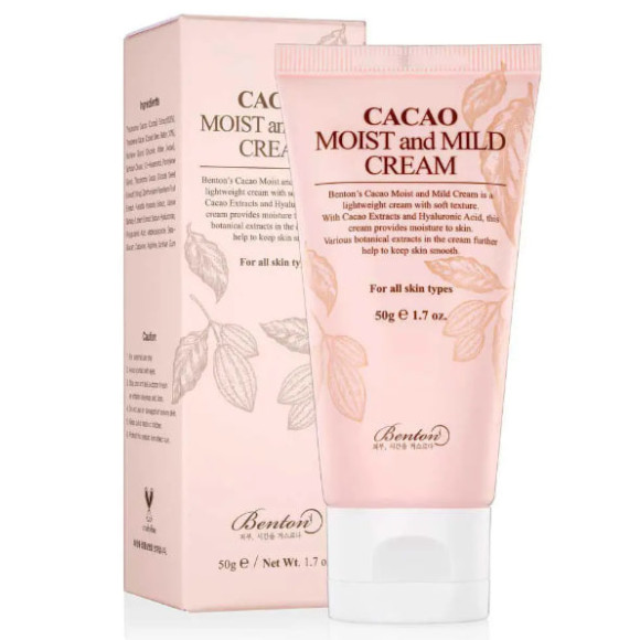 Зволожуючий крем з маслом какао Benton Cacao Moist and Mild Cream - фото №1
