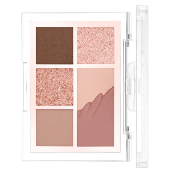 Палетка тіней для повік Clio pro eye palette mini 02 Rosy Haze - фото №1