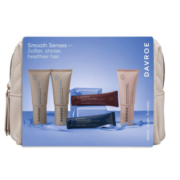 Набір для розгладження волосся в косметичці Davro  Smooth Senses Travel Pack - фото №1