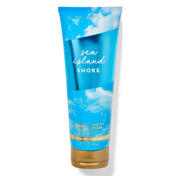 Парфумований крем для тіла Bath & body works Sea Island Shore Body Cream 226 г - фото №1