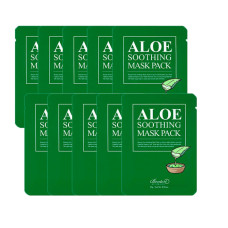 Набір 10 Масок з алое Benton Aloe Soothing Mask Pack 10шт - фото №1