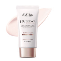 Гіпоалергенна сонцезахисна есенція з тонуючим ефектом D'Alba Waterfull UV Essence Tone-Up Sun Cream SPF 50+ PA++++ 50 мл - фото №1
