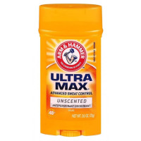 Дезодорант-антиперспірант (без запаху) Arm & Hammer Unscented Ultra Max Anti-Perspirant 73 г - фото №1