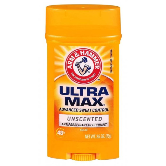 Дезодорант-антиперспірант (без запаху) Arm & Hammer Unscented Ultra Max Anti-Perspirant 73 г - фото №1