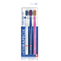 Набір із трьох зубних щіток Curaprox 5460 Ultra Soft Kit - фото №1