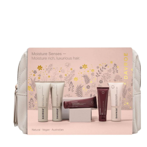 Набір для зволоження волосся в косметичці Davroe Moisture Senses Travel Pack - фото №1