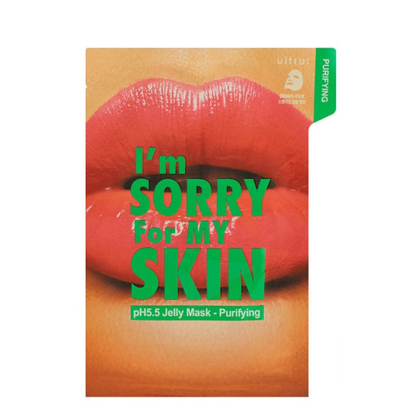 Очищаюча маска з чорним вугіллям I’m Sorry For My Skin pH5.5 Jelly Mask Purifying (Lips) 1 шт - 33 мл - фото №1