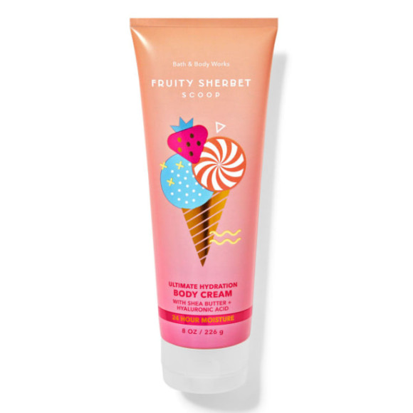 Крем для тіла Bath&body works Fruity Sherbet Scoop Body Cream - фото №1