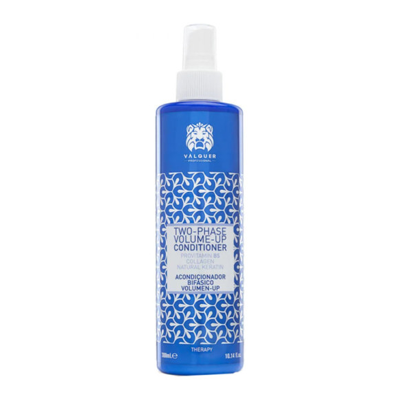Незмивний спрей-кондиціонер для об'єму волосся по довжині Valquer Two-Phase Volume-Up Conditioner 300 мл - фото №1