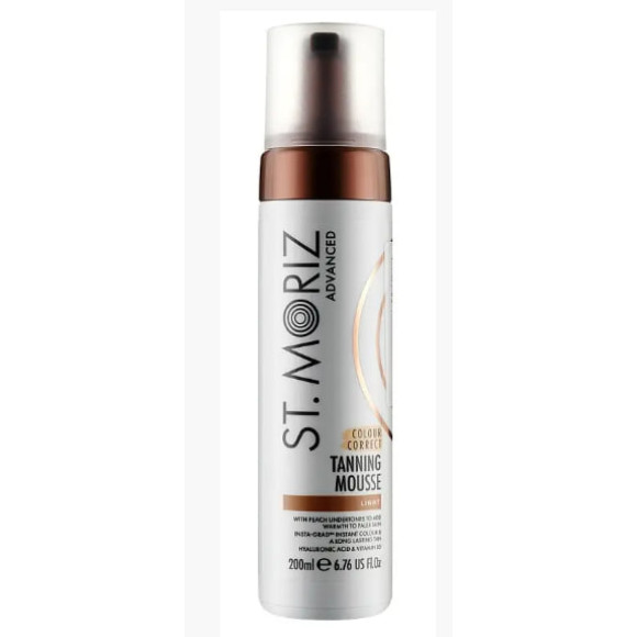 Автобронзат-мус для світлої шкіри St Moriz Advanced Colour Correcting Mousse Light 200 мл - фото №1