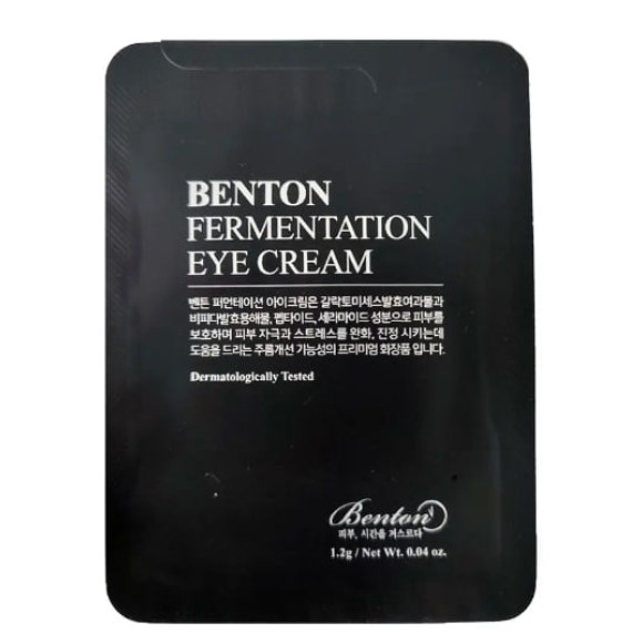 Ферментативний крем для шкіри навколо очей Benton Fermentation Eye Cream 1.2 г - фото №1