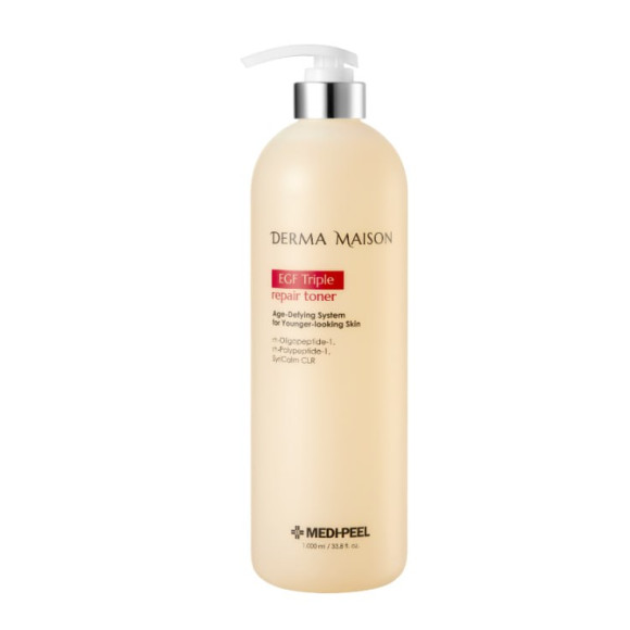 Омолоджуючий тонер Medi-Peel Derma Maison EGF Triple Repair Toner 1000 мл - фото №1