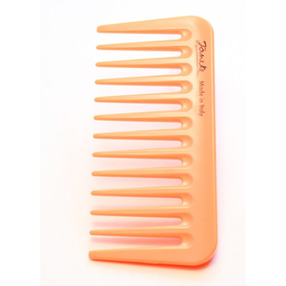 Гребінець для волосся  помаранчевий Janeke Mini Supercomb orange - фото №1
