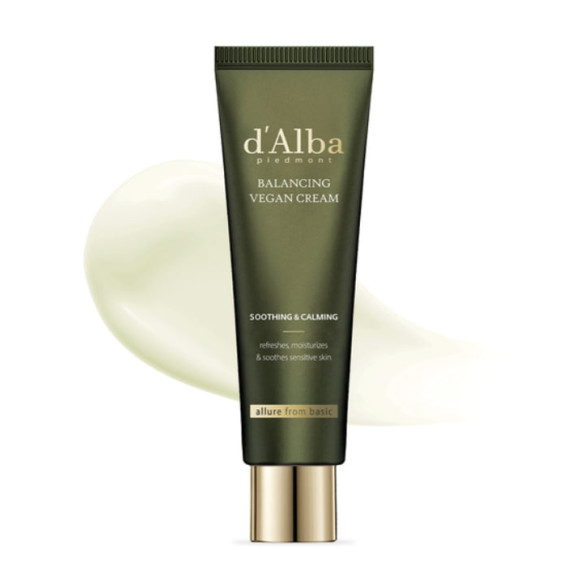 Відновлюючий крем з екстрактом білого трюфелю та керамідами D'ALBA Mild Skin Balancing Vegan Cream 55 мл - фото №1