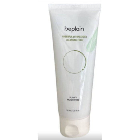 Пінка для обличчя зі збалансованим pH Beplain Greenful pH-Balanced Cleansing Foam 160 мл - фото №1