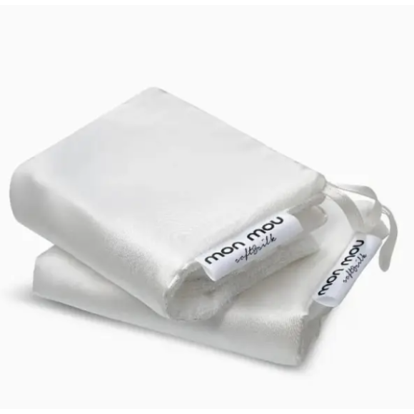 Набір рушників для обличчя та шиї з натуральним шовком MON MOU Towel set - фото №1