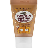 Маска-плівка для обличчя із колоїдним золотом Too Cool For School Pumpkin Purifying 24k Mask - фото №1