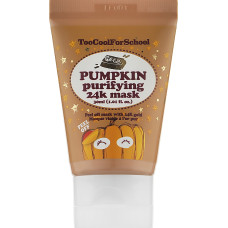 Маска-пленка для лица с коллоидным золотом Too Cool For School Pumpkin Purifying 24k Mask  - фото №1