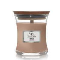 Ароматична свічка з ароматом айви, ірису та сандалу Woodwick Mini Cashmere 85 г - фото №1
