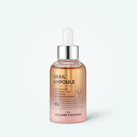 Сироватка для обличчя з муцином равлика Village 11 Factory Snail Ampoule - фото №1