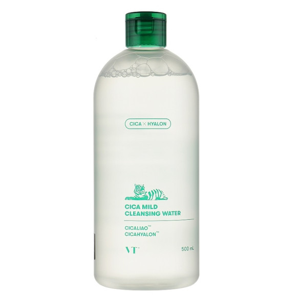 Вода для зняття макіяжу заспокійлива з центелою VT Cica mild cleansing water - фото №1
