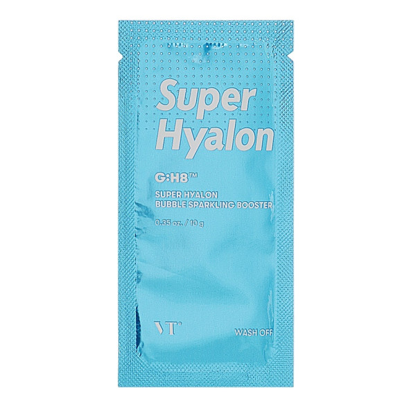 Бульбашкова маска-пінка VT Cosmetics Super Hyalon Bubble Sparkling Booster  - фото №1