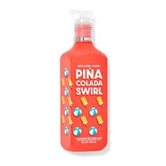 Рідке мило для рук Bath and Body Works Pina Colada Swirl Gel hand soap 236 мл - фото №1