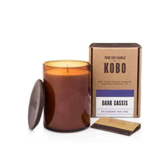 Ароматична свічка з ароматом чорної смородини Kobo Dark Cassis 425 г - фото №1