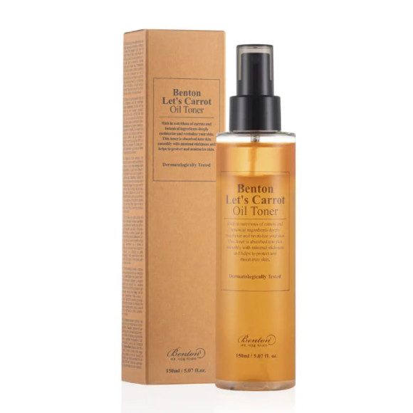 Двухфазный тонер с маслом моркови Benton Let's Carrot Oil Toner - фото №1