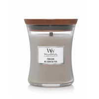 Ароматична свічка з ароматом копченого дерева та яблучної шкірки Woodwick Mini Fireside 85 г - фото №1