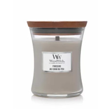 Ароматична свічка з ароматом копченого дерева та яблучної шкірки Woodwick Mini Fireside 85 г - фото №1