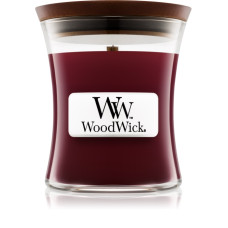  Ароматическая свеча с ароматом сочной черешни Woodwick Mini Black Cherry 85 г - фото №1