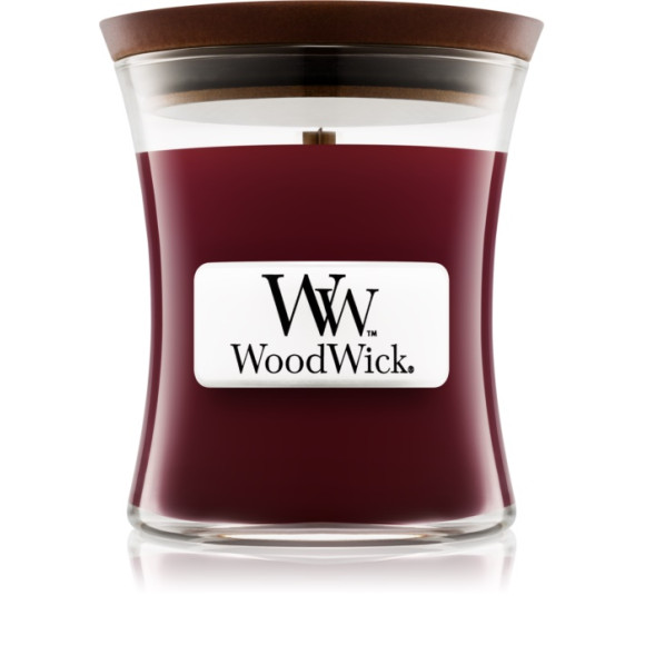 Ароматична свічка з ароматом соковитої черешні Woodwick Mini Black Cherry 85 г - фото №1