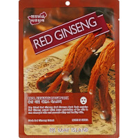 Тканинна маска із червоним женьшенем May Island Red Ginseng Real Essence Mask Pack - фото №1