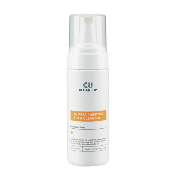 Пінка для вмивання для проблемної шкіри CU SKIN CLEAN-UP AV FREE CLEAN FOAM CLEANSER 150 мл - фото №1
