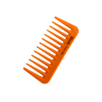 Гребінець для волосся неоновий помаранчевий Janeke Mini Supercomb Neon orange - фото №1