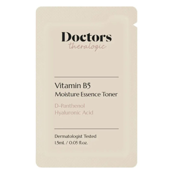 Зволожувальний тонер-есенція з Д-пантенолом Doctors Vitamin B5 Moisture Essence Toner 1,5 мл - фото №1