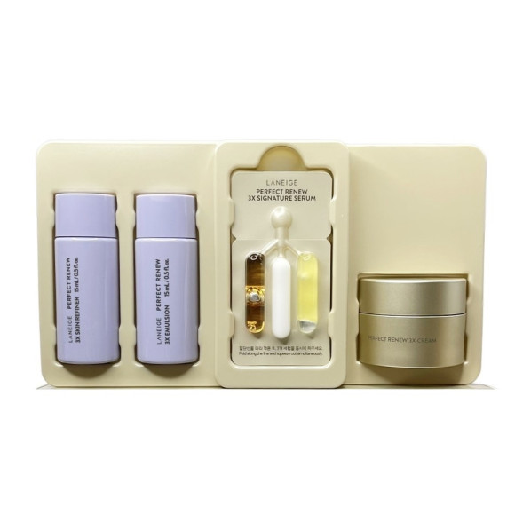 Антивіковий набір мініатюр Laneige Perfect Renew Trial Kit - фото №1
