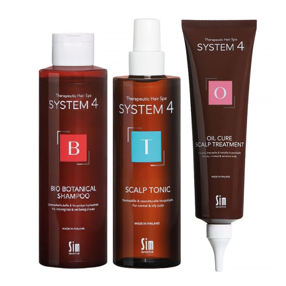 Набір для стимуляції росту волосся Sim Sensitive System 4 for hair growth - фото №1